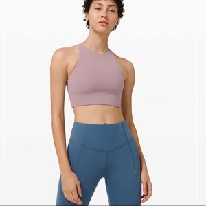 Lululemon Energy Bra HN LL Sz 10 Violet Verbena